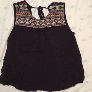 Tribal printed tank top